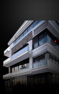 Modern apartment building