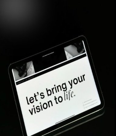Brand identity on a tablet